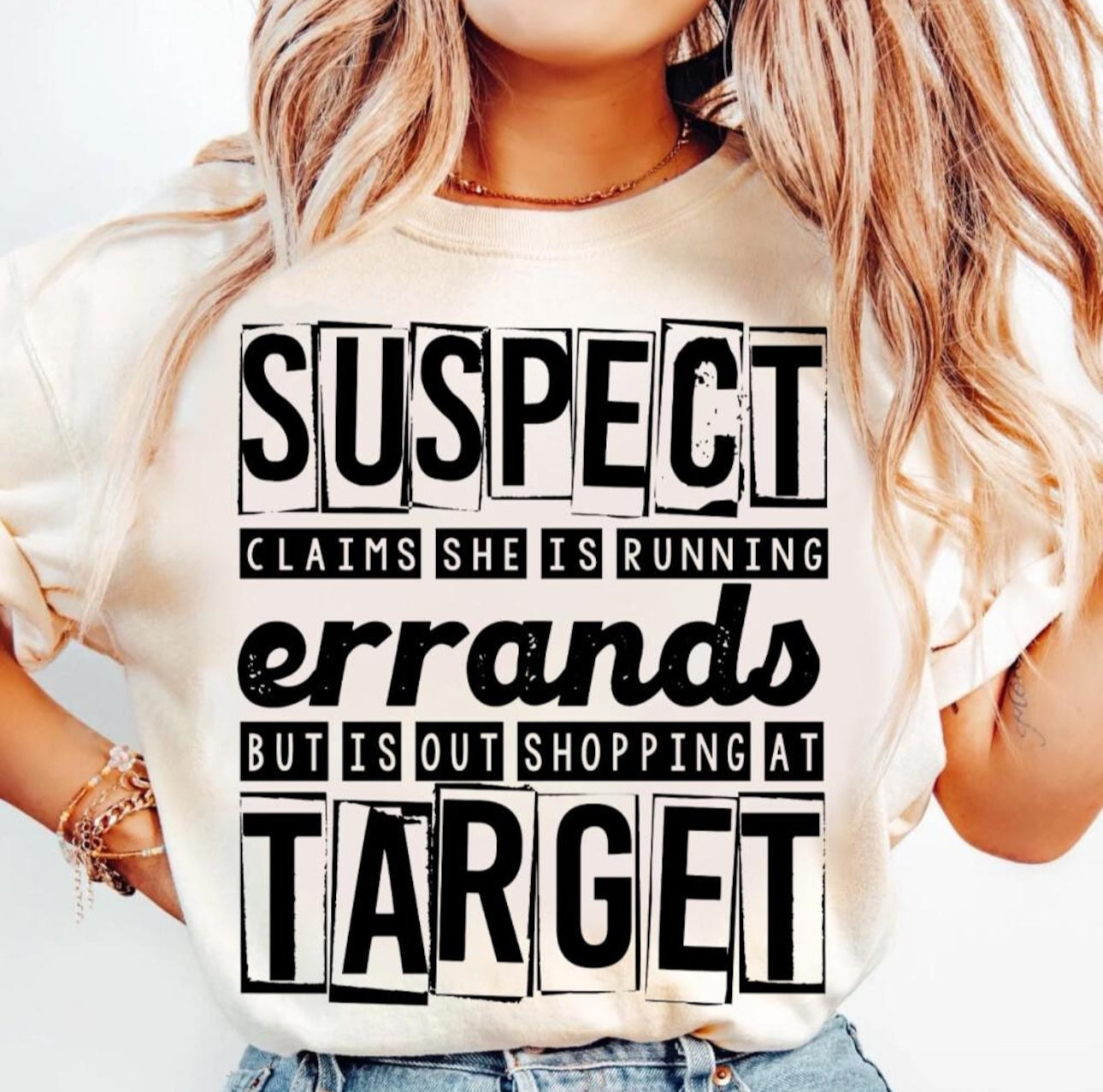 Suspect….shopping at target t-shirt