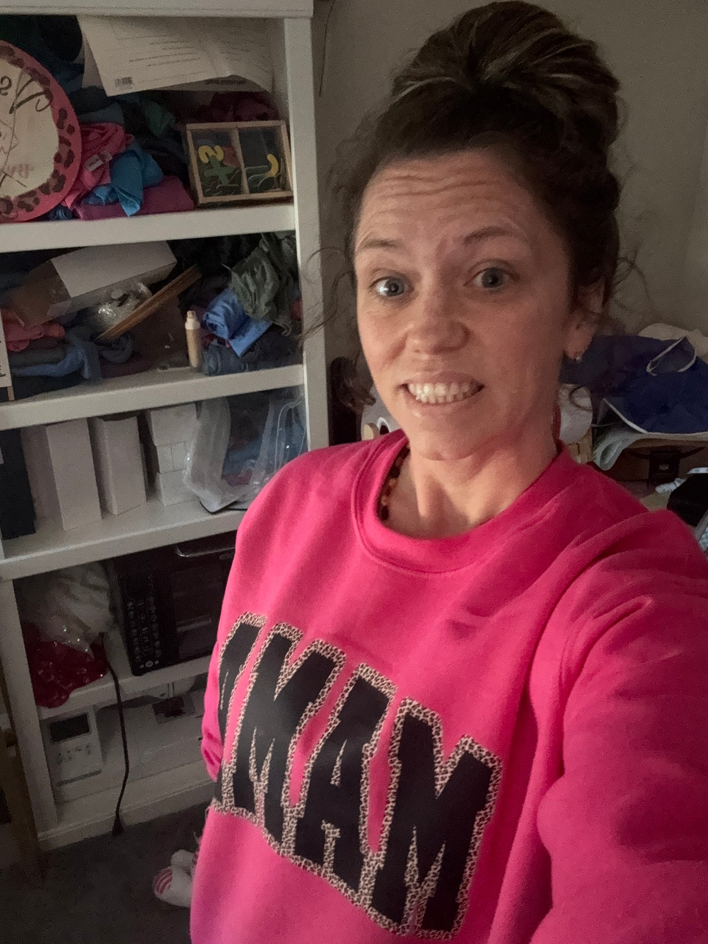 Mama leopard sweatshirt