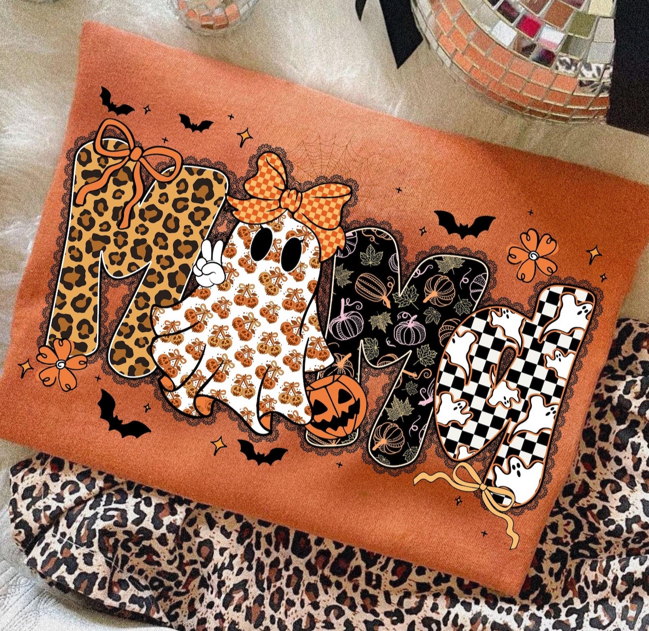 Mama cute Halloween letters