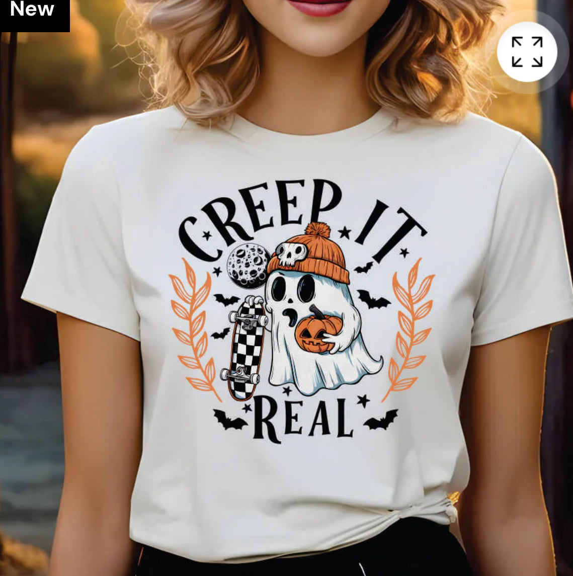 Halloween/creep it real ghost