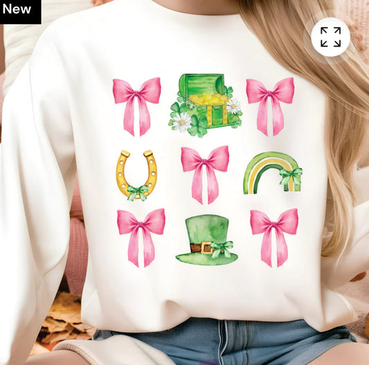 St Patty’s Day coquette TSHIRT