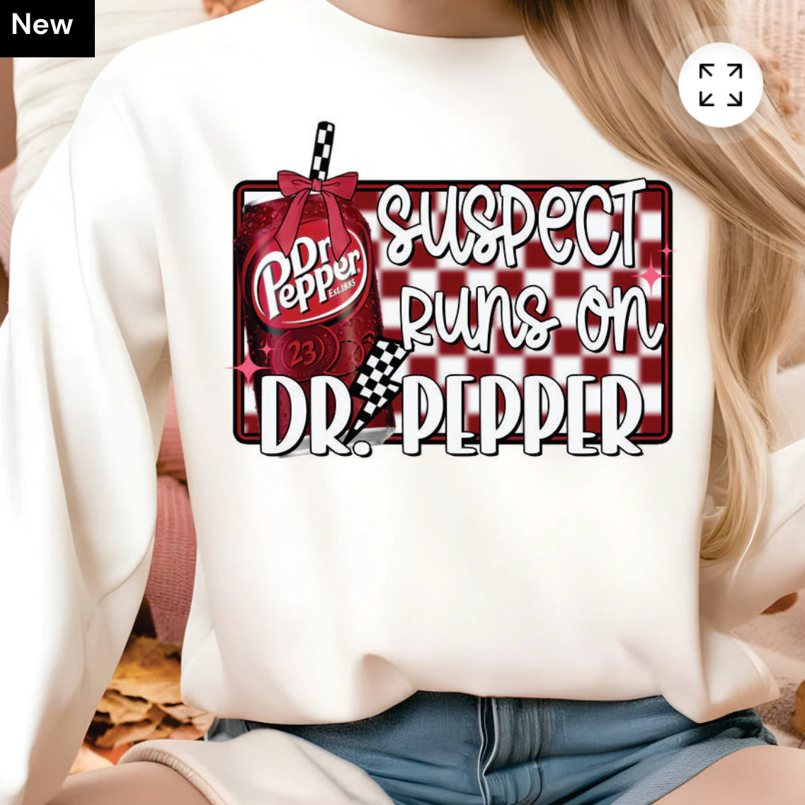 Suspect runs on Dr. Pepper TSHIRT