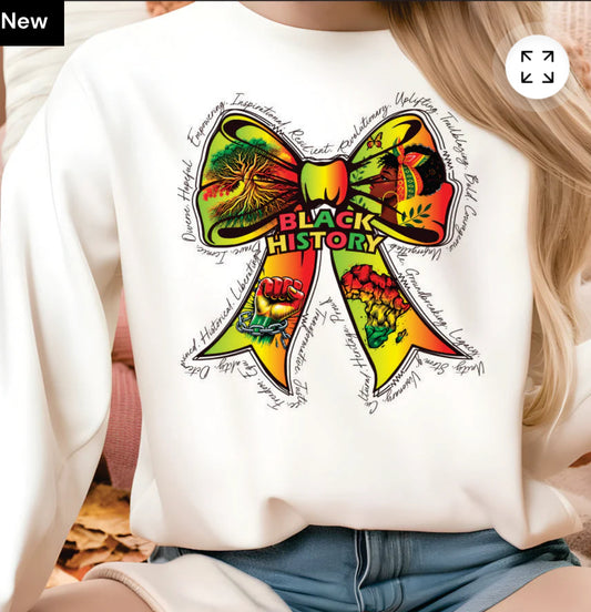 Black history now coquette TSHIRT