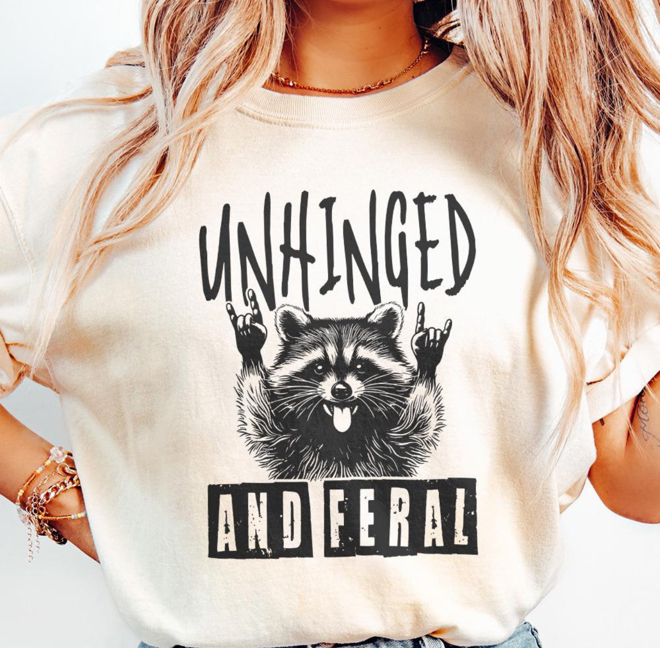Unhinged and feral t-shirt
