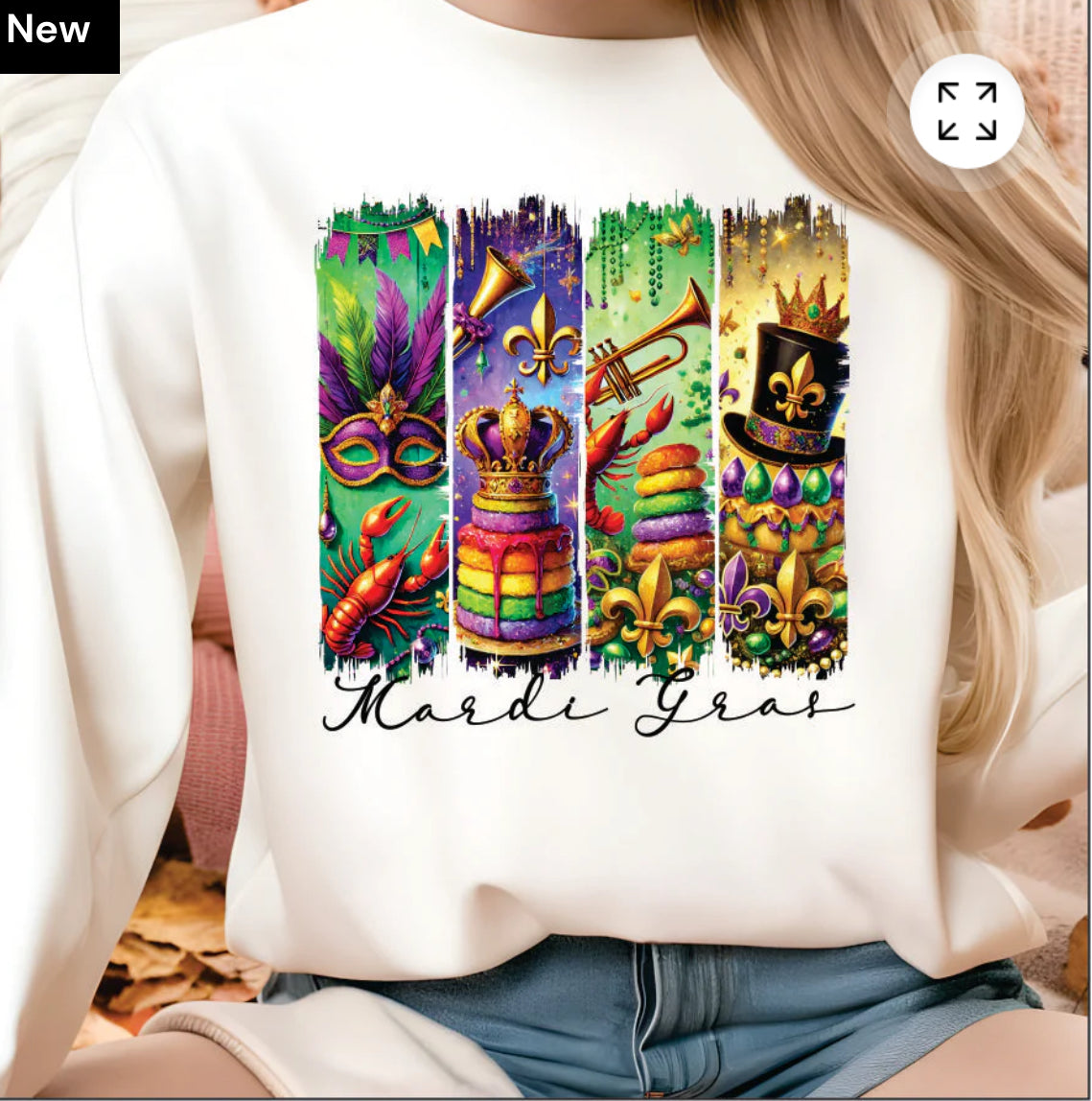T-SHIRT Mardi Gras designs 1-2