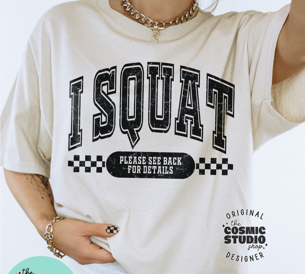 Gym girlies- “I Squat” T-SHIRT