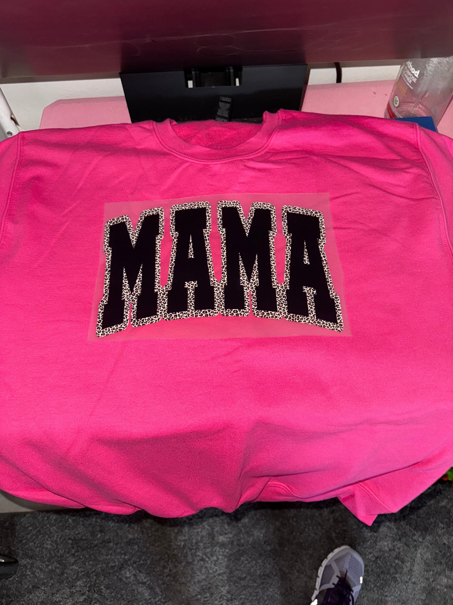 Mama leopard sweatshirt